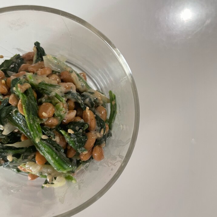ほうれん草納豆和え